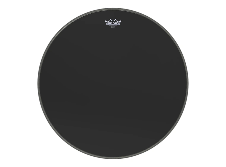 Remo P3-1024-ES Powerstroke Ebony. m/Dynamos 24 Basstromme 